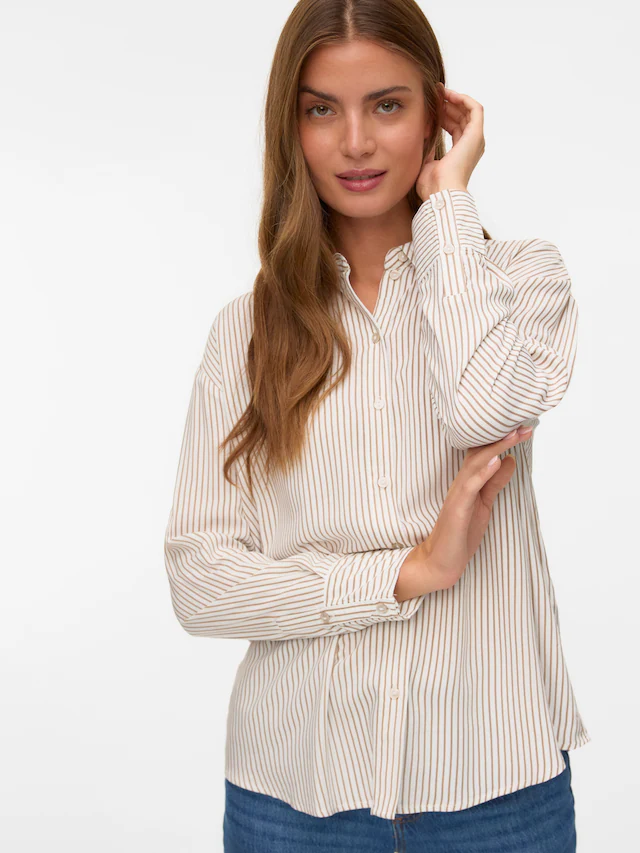 Vero Moda Langarmbluse »VMALICE LS SHIRT WVN GA NOOS«
