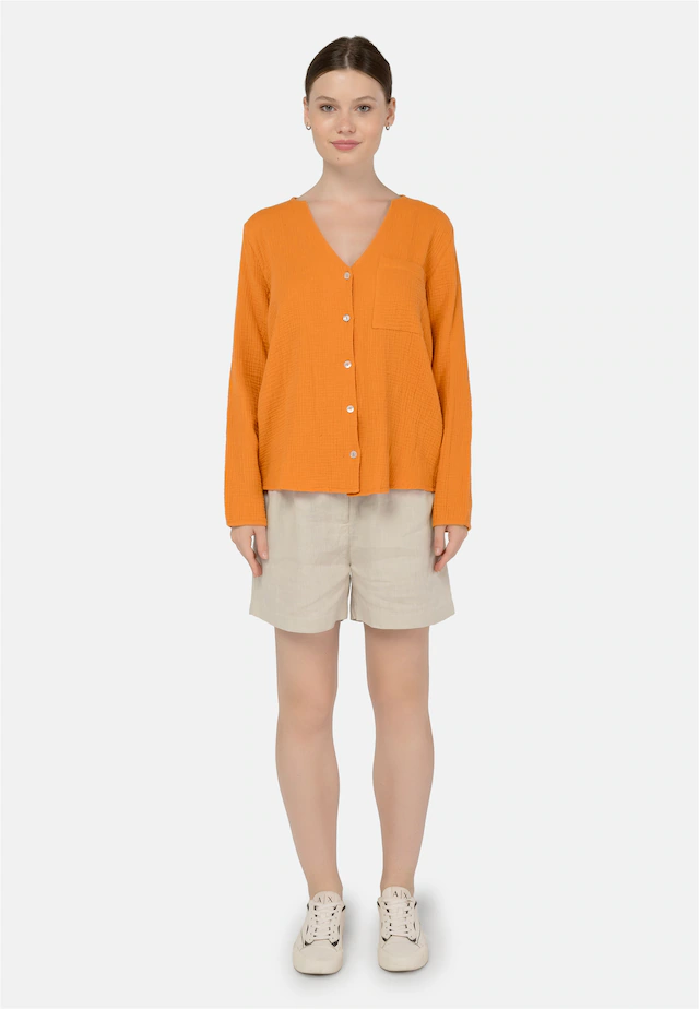 freshlions Klassische Bluse »Bailey« 1 Stk. mit stylischem V-Ausschnitt