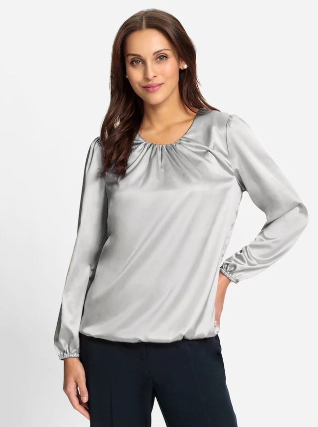 Lady Satinbluse