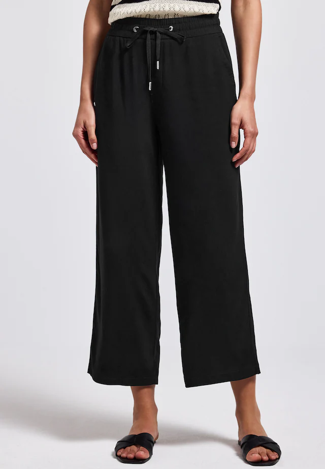 STREET ONE Stoffhose High Waist