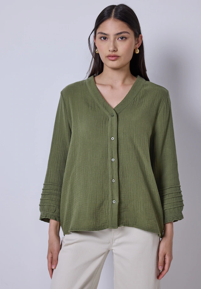 STREET ONE STUDIO Shirtbluse mit 3/4 Ärmeln