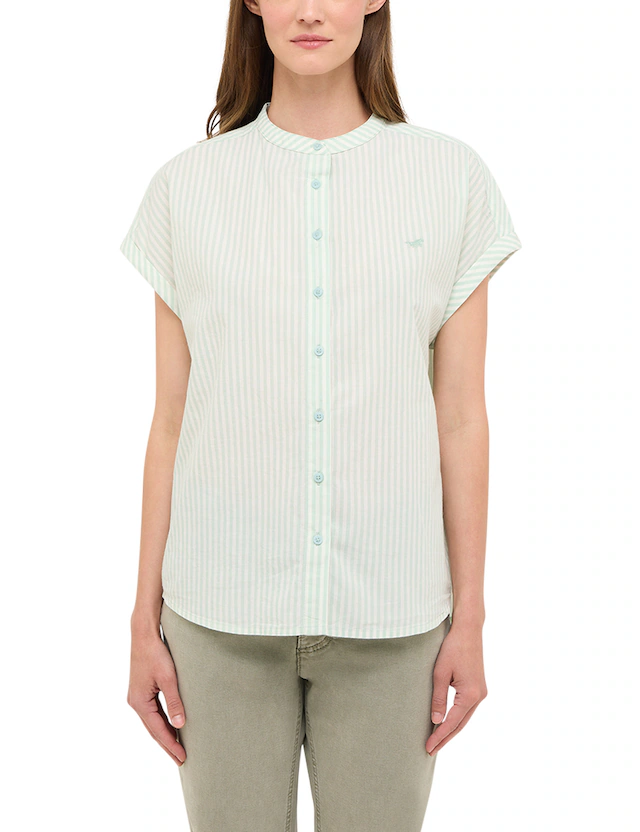 MUSTANG Kurzarmbluse »Damen Style Coral Springs«