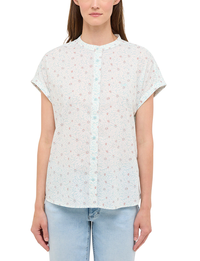 MUSTANG Kurzarmbluse »Damen Style Coral Springs«