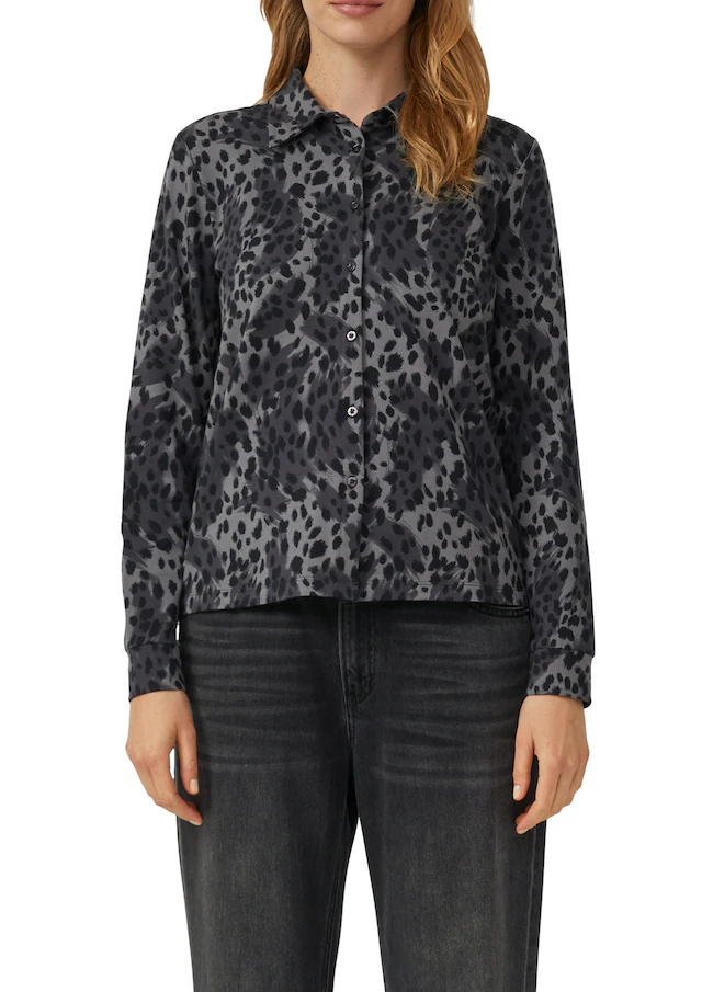 s.Oliver Hemdbluse mit All-Over Print
