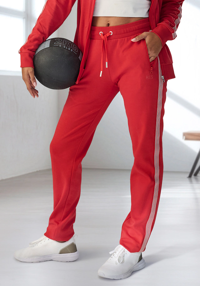 H.I.S Jogginghose mit seitlichem Tapestreifen