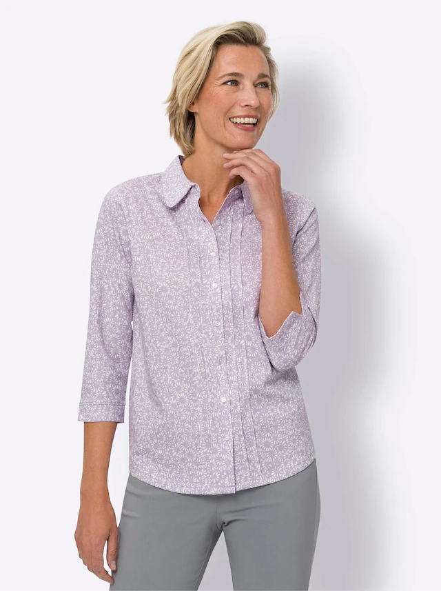 Classic Basics Druckbluse