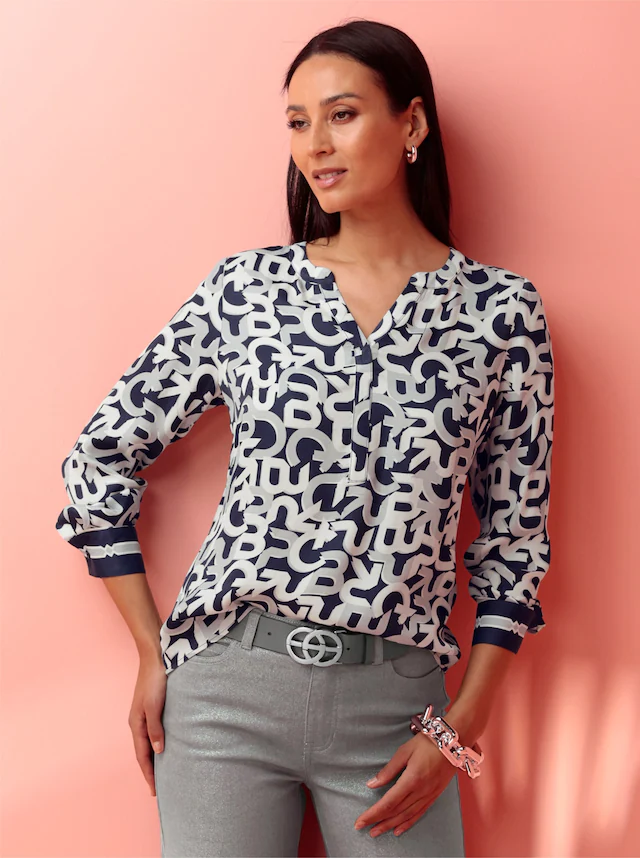 heine Druckbluse
