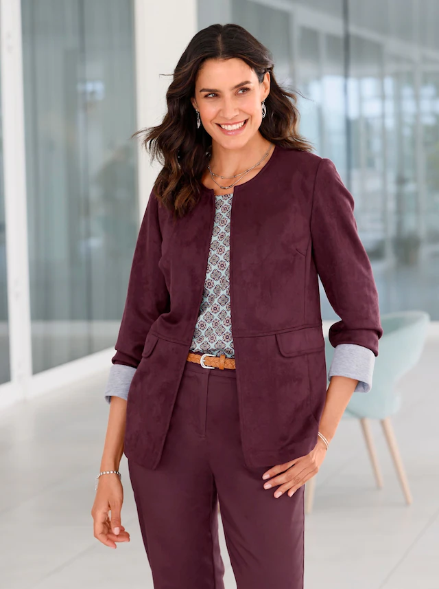 Lederimitat-Blazer »Lederimitat-Blazer«