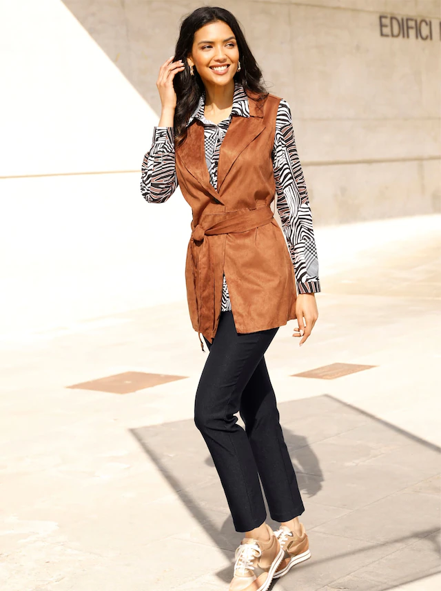 Classic Basics Druckbluse