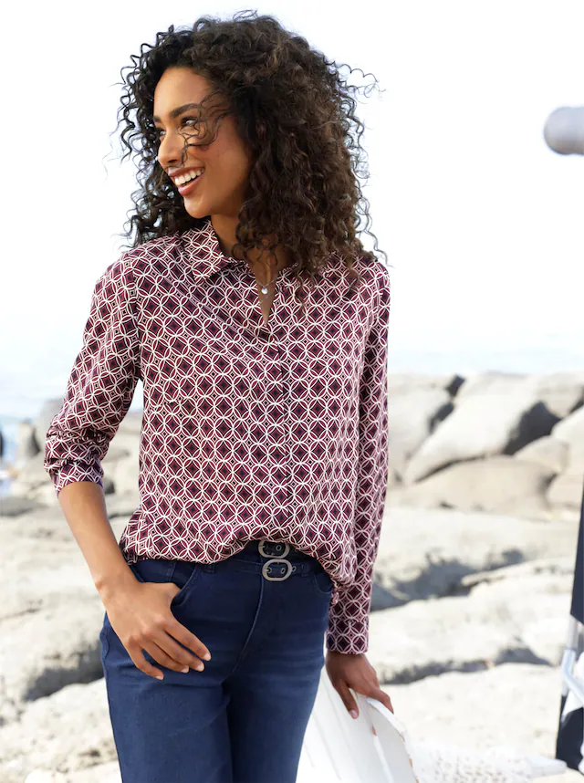 heine Druckbluse