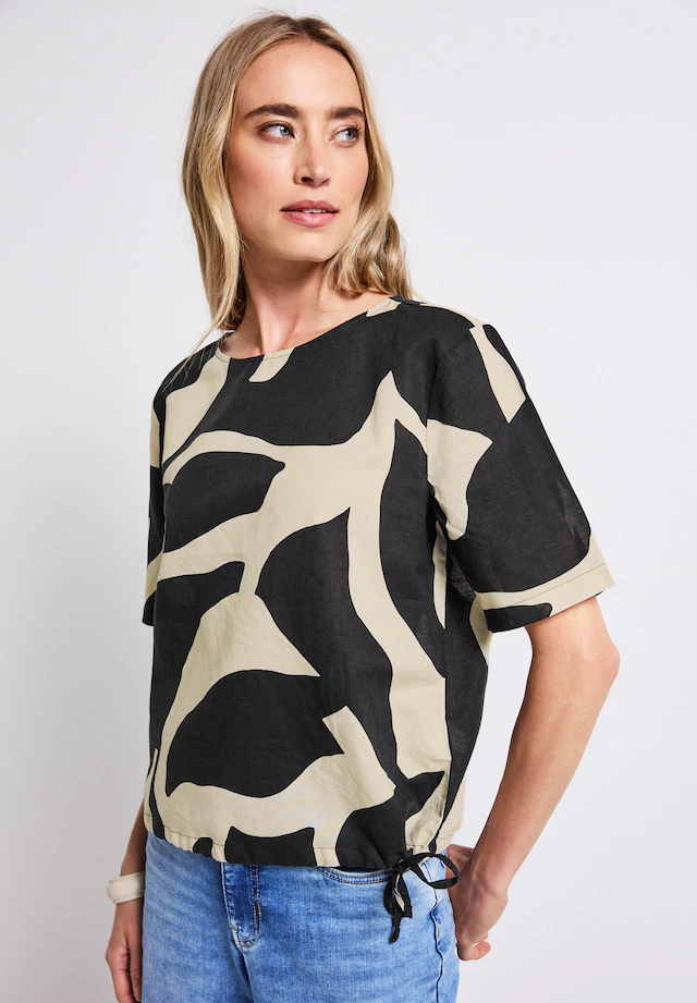 STREET ONE Shirtbluse mit Tunnelzugsaum