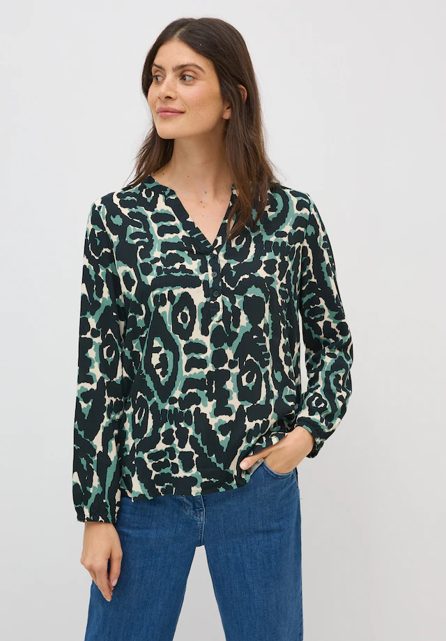 Cecil Langarmbluse mit All-Over Print