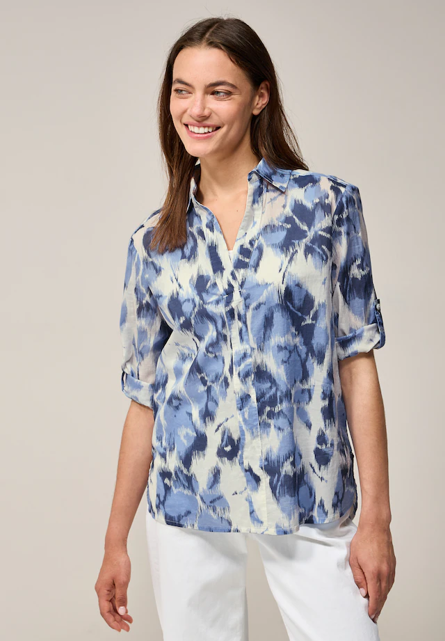 Cecil Klassische Bluse mit 3/4 Ärmeln