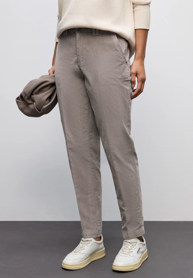 STREET ONE Chinohose »Velvet« mit Taschen