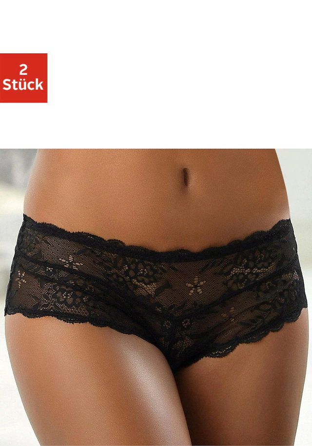 Vivance Panty »Premium Dessous« Packung, 2 Stück,im attraktiven Doppelpack aus edler Spitze