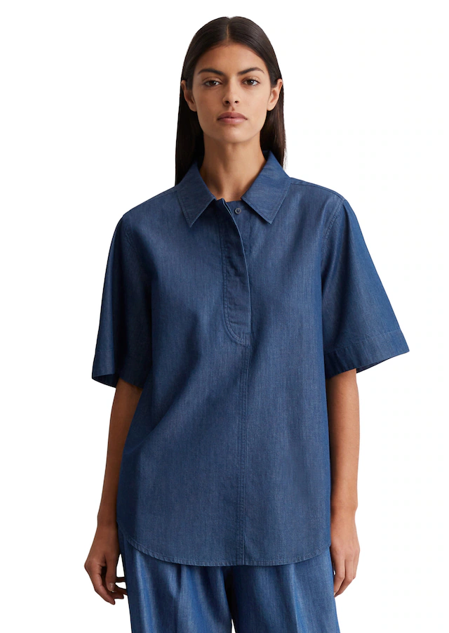 Marc O'Polo Kurzarmbluse »mit TENCEL™ Lyocell«
