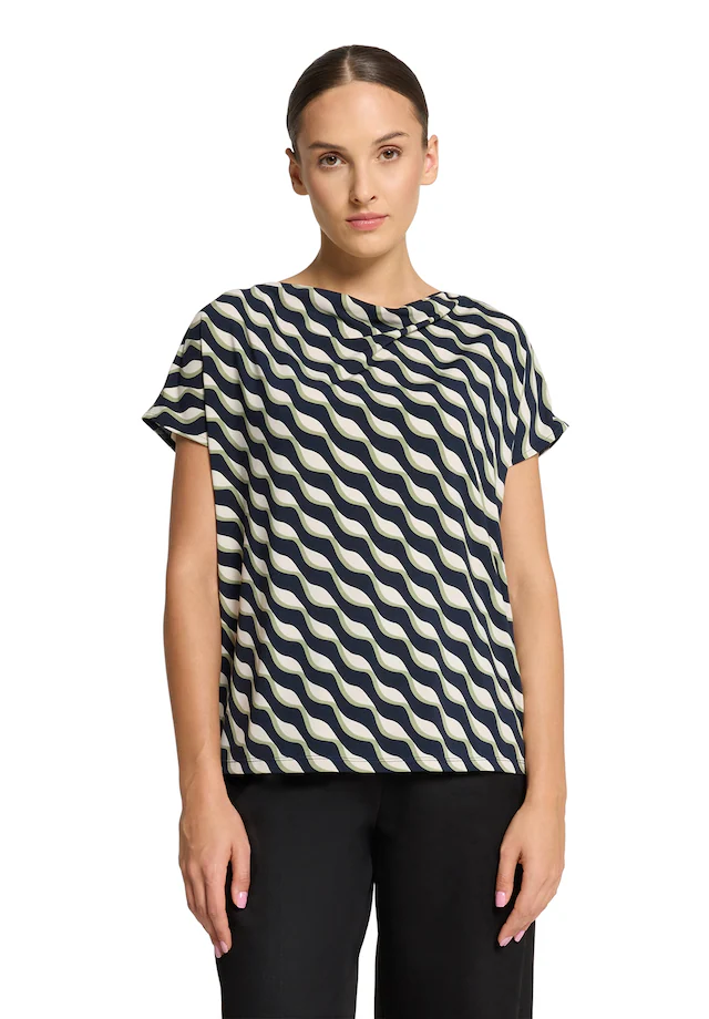 Betty Barclay Kurzarmshirt »Damen mit Wasserfallausschnitt« 1 Stk.