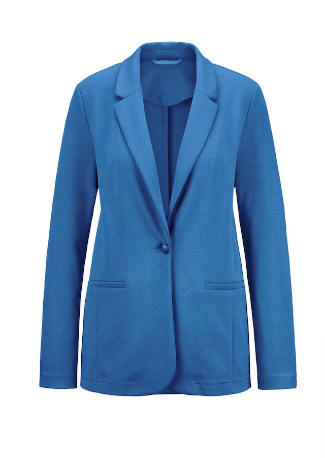 GOLDNER Jackenblazer »Damenblazer mit Reverskragen und Paspeltaschen« mit formgebenden Teilungsnähte