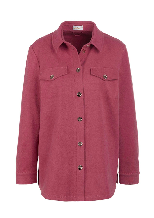 GOLDNER Jackenblazer »Herbstjacke mit Hemdkragen« Wunderschöne Knöpfe in Eisgold