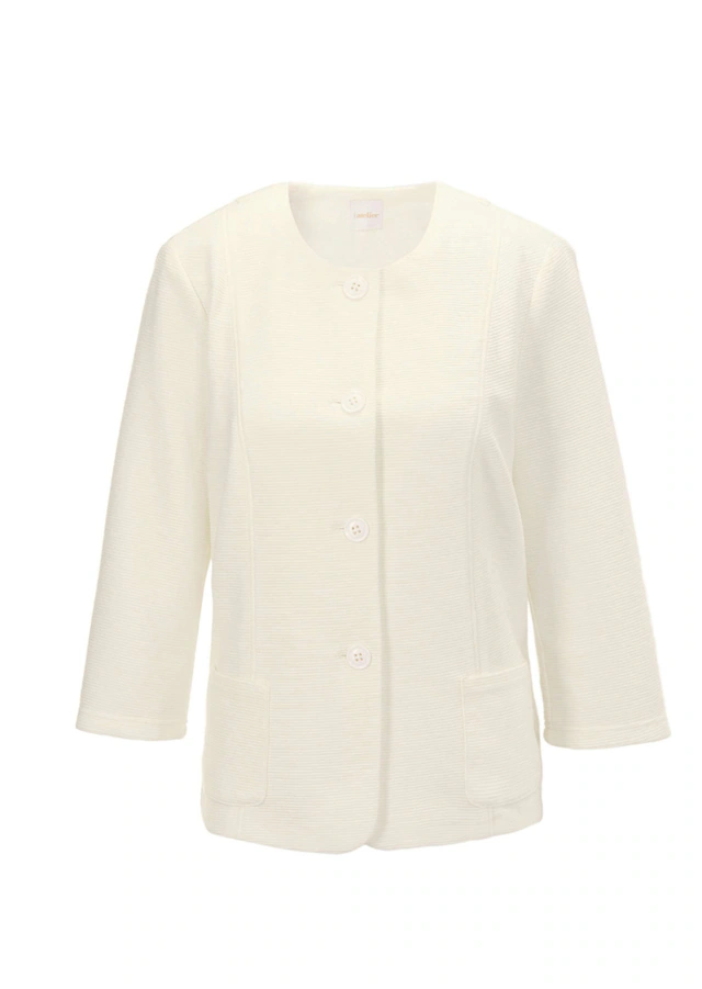 GOLDNER Jackenblazer »Bequeme Kleiderjacke mit Struktur« Eingefasste Innennähte