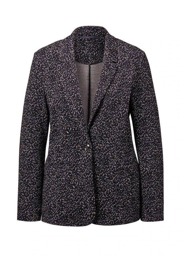 GOLDNER Jackenblazer »Kurzgröße Hüftlanger Businessblazer, Multicolor« Figurformende Teilungsnähte