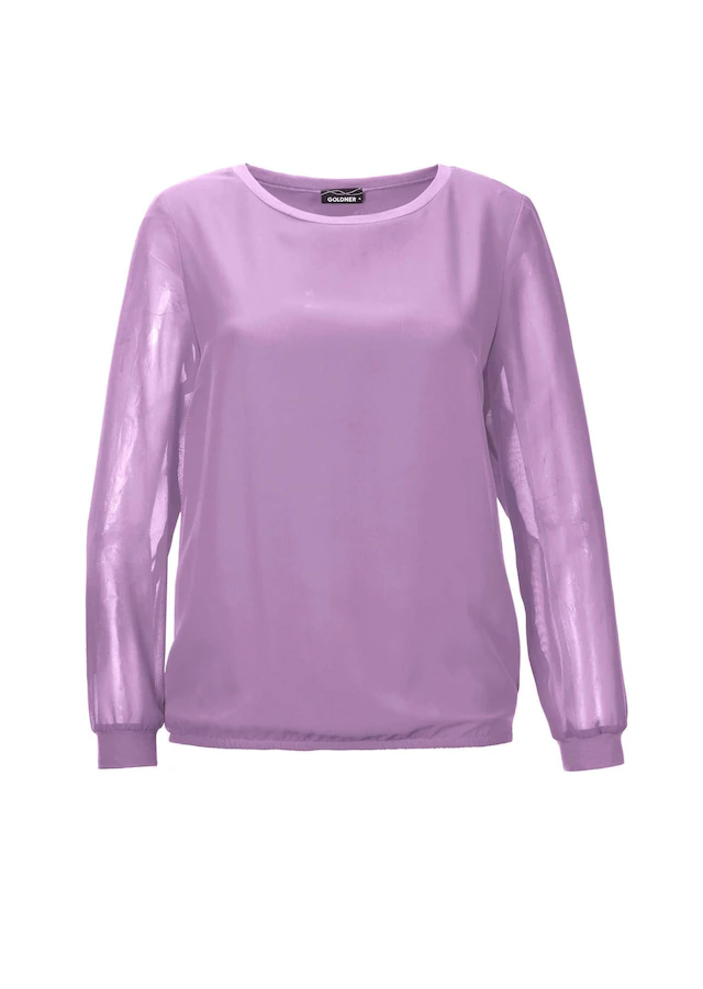 GOLDNER Klassische Bluse »Schlupfbluse« Luftiiger Chiffon