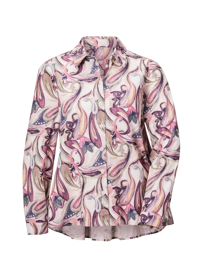 GOLDNER Hemdbluse »Blusenshirt mit Paisley-Muster« Paisley-Muster