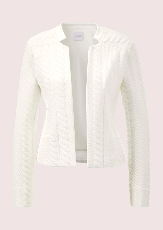 MADELEINE Jackenblazer »Blazer Langarm Jerseyblazer mit Stehkragen«