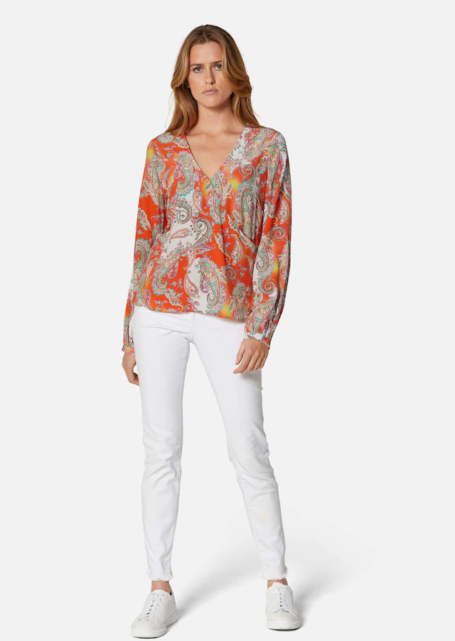 MADELEINE Langarmbluse »Bluse Bluse mit Paisleymuster«