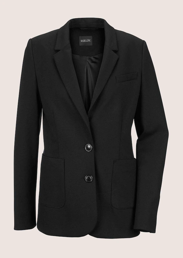 MADELEINE Jackenblazer »Blazer Langer Jersyblazer mit Revers«