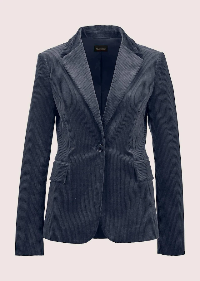 MADELEINE Jerseyblazer »Cordblazer Klassischer Cordblazer mit Reverskragen« Cord