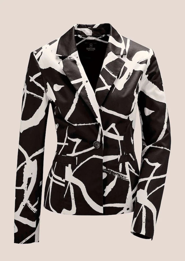 MADELEINE Jackenblazer »Blazer Kurzblazer mit Unikat-Print«