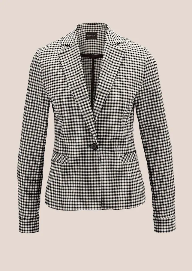 MADELEINE Jackenblazer »Blazer Blazer in feinem Vichy-Karo«