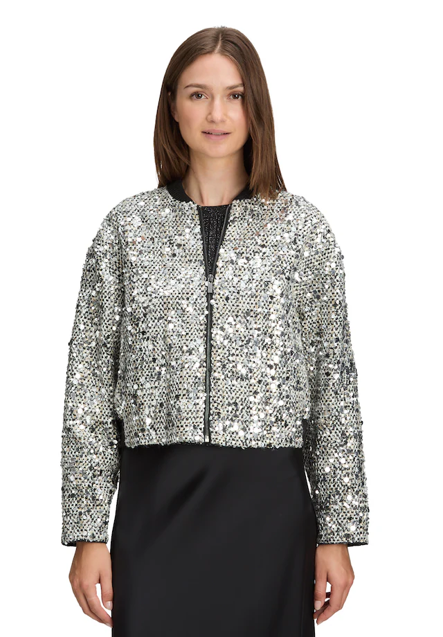 Betty&Co Jackenblazer »Damen mit Pailletten«