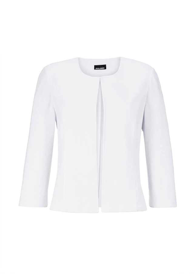GOLDNER Jackenblazer »Eleganter Jersey-Kurzblazer« leicht strukturierte, bequeme Jerseyware