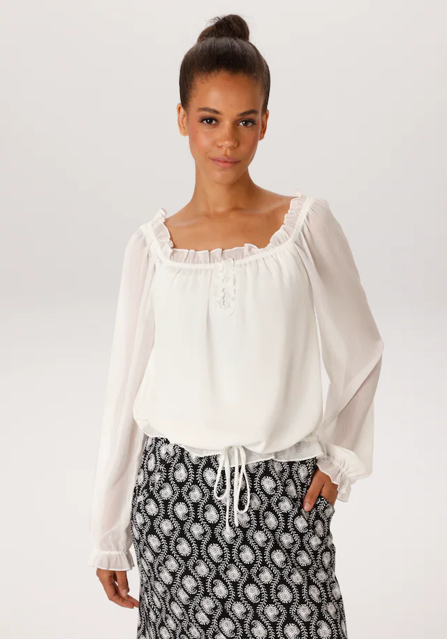 Aniston CASUAL Schlupfbluse aus strukturiertem Chiffon