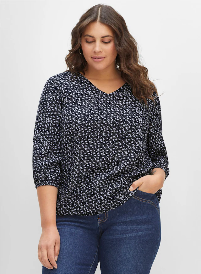 Sheego Druckbluse