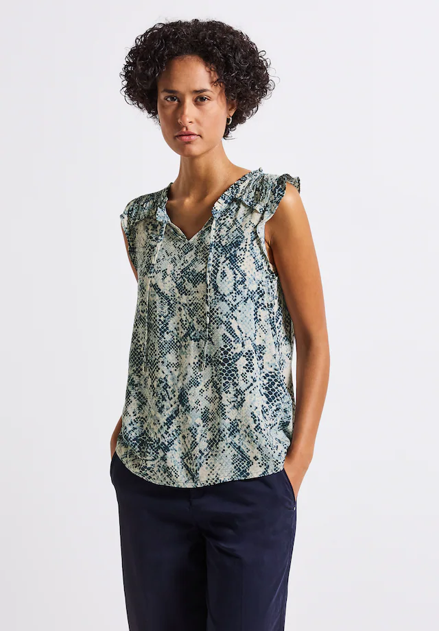 STREET ONE Blusentop aus softer Viskose