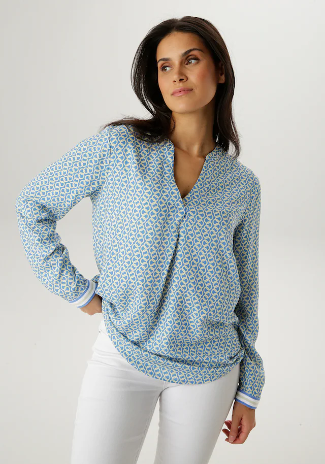 Aniston SELECTED Schlupfbluse mit modischer Kettenmusterung- NEUE KOLLEKTION