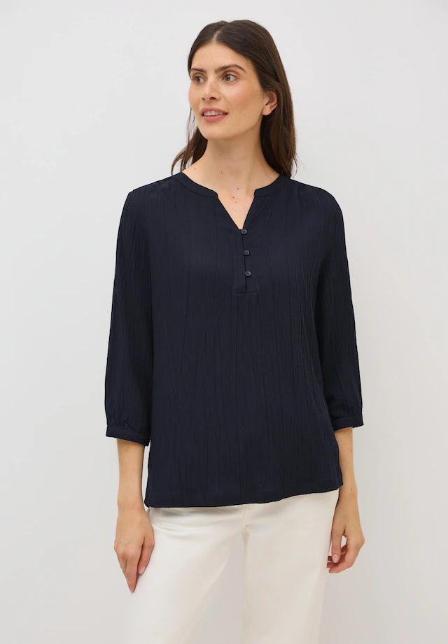Cecil Shirtbluse aus elastischem Materialmix