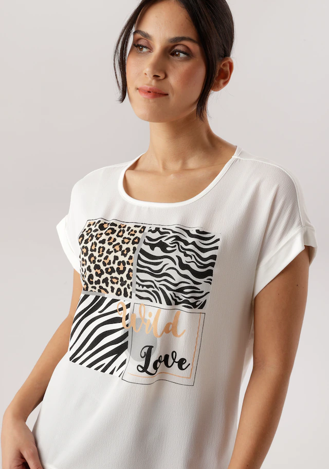 Aniston SELECTED Shirtbluse im Materialmix - NEUE KOLLEKTION