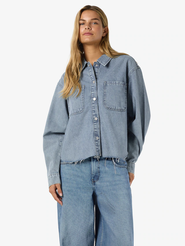 Noisy may Jeansbluse »NMALVA L/S DENIM SH SHCKET AZ452LB«