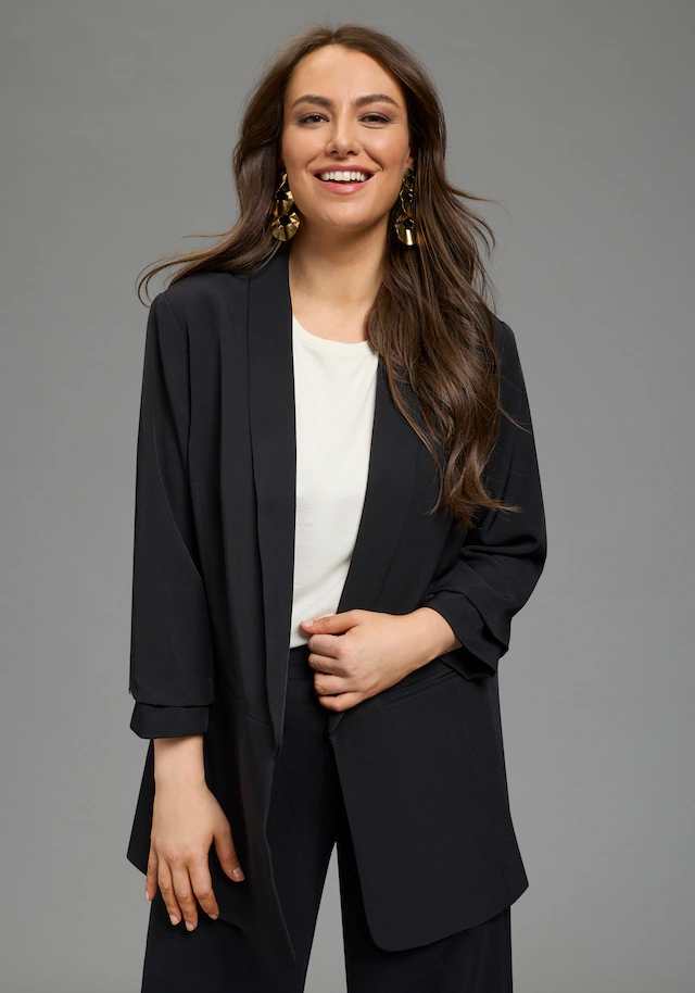 Laura Scott CURVE Longblazer »Große Größen« feminin geschnittener Blazer, figurumspielende Passform