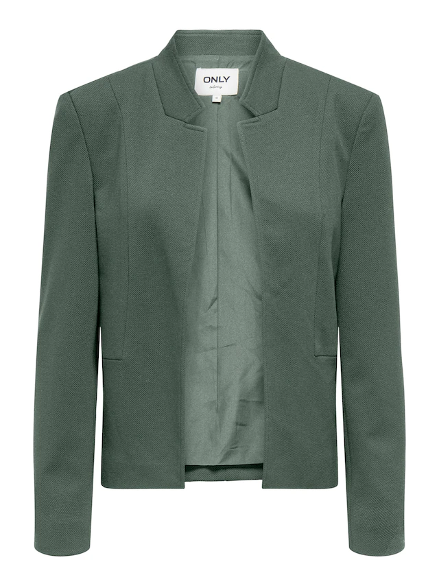ONLY Kurzblazer »ONLEMILLIA LIFE L/S OPEN BLAZER CC TLR« mit Stehkragen