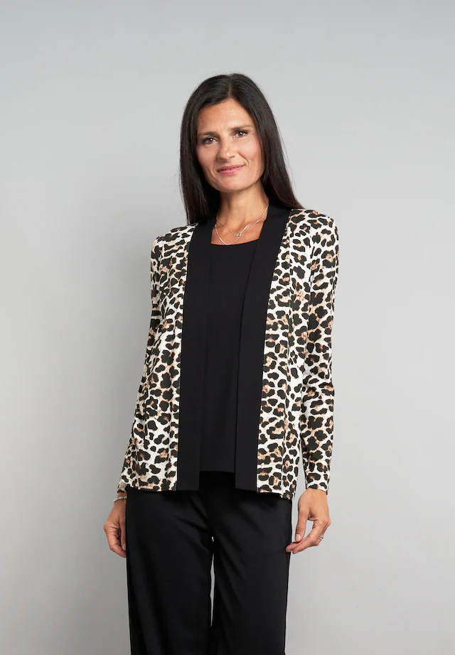 Seidel Moden Shirtjacke »Exklusiv bei OTTO« 2 in 1 Optik mit Animal-Leo-Print - MADE IN GERMANY