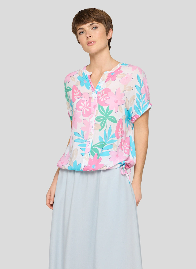 Rabe Hemdbluse mit All-Over Print