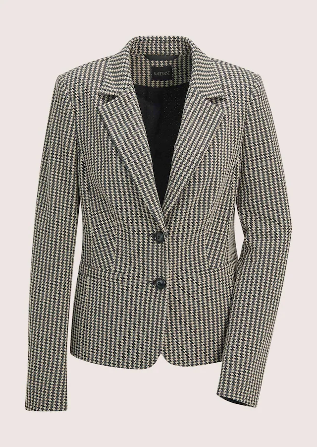 MADELEINE Jackenblazer »Jerseyblazer Eleganter Einreiher mit Reverskragen« Jersey Blazer, Minimaldesign