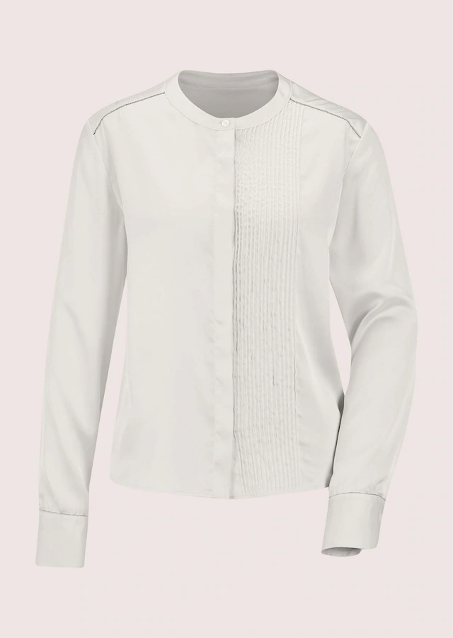 MADELEINE Langarmbluse »Bluse Elegante Bluse mit Zierblenden«