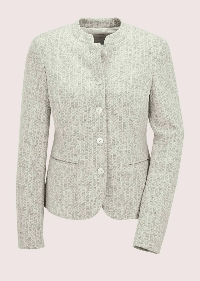 MADELEINE Jackenblazer »Kurzblazer Eleganter Businessblazer mit Stehkragen« minimal Design