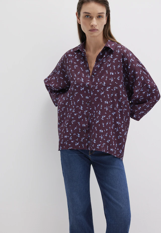 Mavi Langarmbluse »LONG SLEEVE SHIRT« Print Bluse
